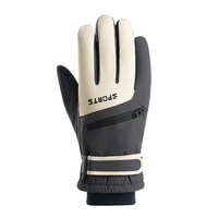 Gants de ski chauds, imperméables, coupe-vent, compatibles écran tactile, unisexes, pour le snowboard, la descente et les sorties nocturnes sur la neige