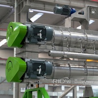 Machine à granulés d'aliments pour animaux RICHI Chine, grande capacité 5-7 T/H, électrique, pour bovins, porcs, animaux domestiques, chats, poissons, volailles, poulets
