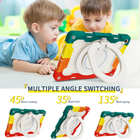 Étui antichoc OEM pour tablette iPad 9.7 5e/6e génération Air1/2 pour enfants avec dragonne de maintien, coque robuste en mousse EVA et silicone
