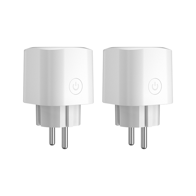 2025 Tuya Smart Mini WIFI Power Plug 16A/20A Create Smart Scenario Support Alexa Google Voice Control Energy Monitoring WL-EU16A