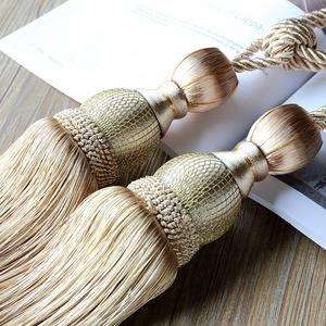 Custom Color Modern Style Curtain Tassel Tassel Tieback Curtain <strong>Fringe</strong> <strong>Trim</strong> - Product Image 1