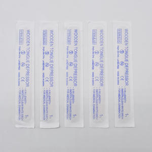 Spatola di cera in legno monouso depressore della lingua 10 pollici di lunghezza - Product Image 6