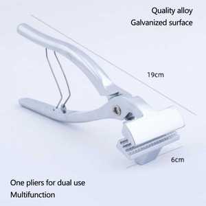 <span class=keywords><strong>Pince</strong></span> <span class=keywords><strong>à</strong></span> toile professionnelle en alliage de large de 6cm avec poignée de rappel <span class=keywords><strong>à</strong></span> ressort, mâchoires d'accouplement, outil d'étirement de toile - Product Image 6