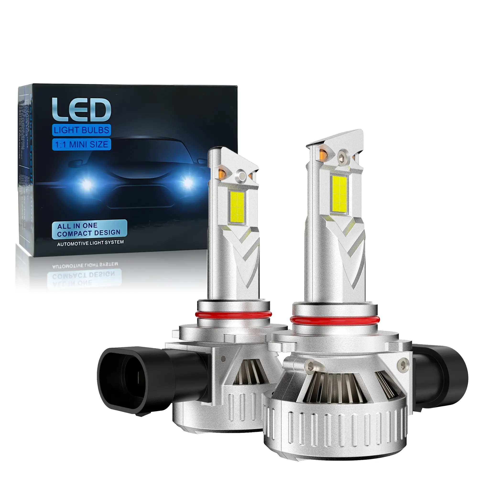 TP9 H7 LED Headlight Bulb Mini Wireless 60W 12000LM 6500K CSP for Car Headlamp Auto Diode Lamps H7 Turbo Led 12V Automobile