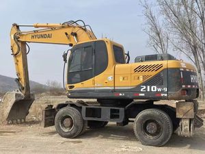 Excavadora de ruedas Hyundai 210W-9 210 usada 21 toneladas de buena calidad excavadora de ruedas Hyundai usada a la Venta barata - Product Image 3