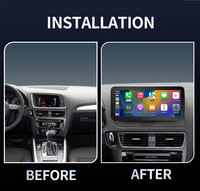 Système Linux pour voiture, écran tactile grand format, Android Auto sans fil, Carplay pour AUDI Q5 2009-2016