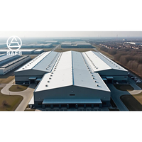 Constructions d'entrepôts industriels en structure acier préfabriquée personnalisée SAFS à vendre