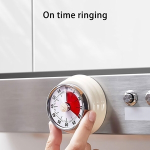 Fabriek Groothandel Nieuw Ontwerp Keuken Mechanische <span class=keywords><strong>Timer</strong></span> Multifunctioneel Metaal Digitaal Display Magnetisch 60 Minuten Aftelalarm - Product Image 2