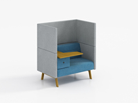 Canapé de salon au design moderne pour les espaces publics, les bureaux et les halls, mobilier commercial confortable