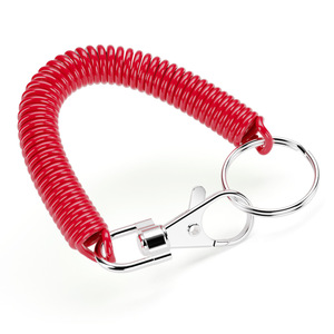 VENTE FLASH 2024 - Porte-clés en spirale rétractable en plastique, cordon en spirale en plastique, cordon élastique en spirale - Product Image 2