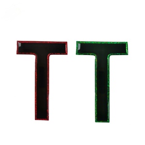 Pegatina de fibra de carbono epoxi de fuente Charles Wright UK, pegatina de número de LETRA DE Gel de cúpula negra para coche - Product Image 6