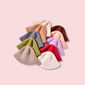 Wholesale Costume Bucket Hat Fashion Round Woollen <strong>Cap</strong> <strong>Winter</strong> Keep Warm Wool Hat Casual Bucket Hats - Product Image 2