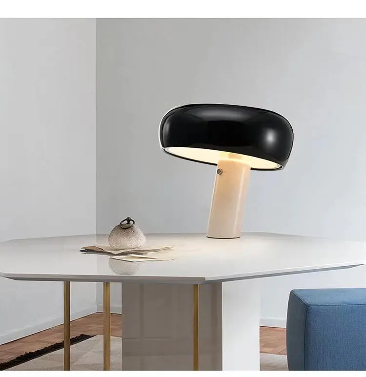 Lampe <span class=keywords><strong>d</strong></span>écorative moderne en forme de champignon, en marbre, pour bureau, hôtel, salon, Offre Spéciale