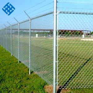 سياج ربط سلسلة المبارزة المغلفة والمحفزة من كلوريد البولي فينيل لكرة القدم والكرة السلة سياج رياضي مع الملحقات - Product Image 6