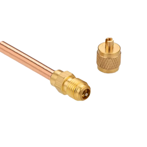 Hvac מערכת נחושת שסתום טעינת שסתום הדחרור ידני פלואוריד מתאם אוויר - Product Image 5