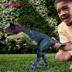 Figura <span class=keywords><strong>de</strong></span> Juguete Oficial <span class=keywords><strong>de</strong></span> <span class=keywords><strong>Mattel</strong></span>, <span class=keywords><strong>Jurassic</strong></span> <span class=keywords><strong>World</strong></span> Sound Attack Carnotaurus-JKG85, Dinosaurio con Sonido y Luz, Articulaciones Móviles - Product Image 3