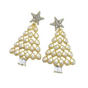 ต่างหูแบบติดหูรูปดาวคริสต์มาส ชุบทอง ดีไซน์ทันสมัย ปี 2024 ผลิตจากโลหะผสมสังกะสี ประดับด้วยเพชรซิร์คอนหลากสี เหมาะสำหรับทั้งชายและหญิง ใช้เป็นของขวัญได้ - Product Image 6