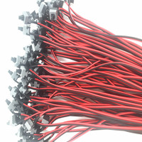 Câble de commutation électrique, pour ordinateurs PC, bouton-poussoir pour réinitialisation automatique, 50cm de Long, bouton-poussoir SW