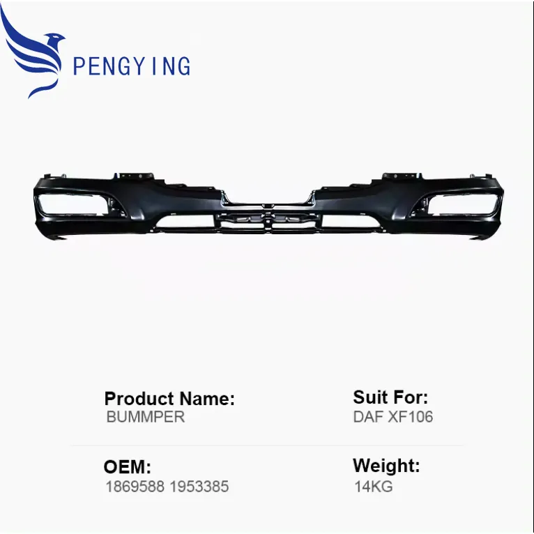 Diskon besar 1869588 Oem Bumper depan untuk DAF XF 106 suku cadang bodi truk