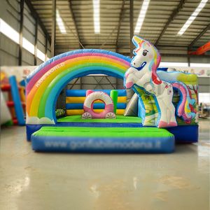 Château gonflable avec toboggan, structure de saut gonflable pour enfants - Product Image 2