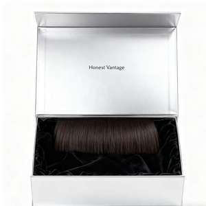 2025 boîte à perruques personnalisée de luxe rigide pliante fermeture magnétique papier d'art gaufrage recyclable emballage cadeau - Product Image 6