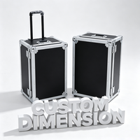 Valise de transport robuste en aluminium sur roulettes, grande capacité, taille personnalisée, nouvelle arrivée, avec mousse personnalisée pour rangement d'outils, OEM