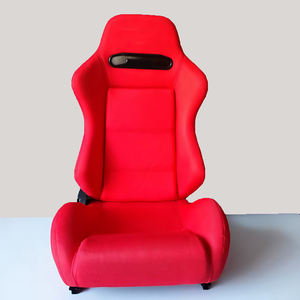 Asientos Deportivos Ajustables Mico4 LO03 <span class=keywords><strong>de</strong></span> Terciopelo y Cuero con Ajustador para Autos Modificados - Product Image 1