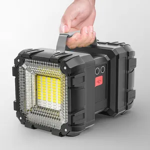 Atacado luz do flash 40w-Lanterna led de china lep 40w, projetor de trabalho portátil, recarregável, super clara, para trabalho, holofote, 10km