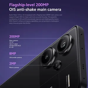 สมาร์ทโฟนรุ่น Note 13 Pro Plus 5G ใช้ชิป MediaTek Dimensity 7200-Ultra หน้าจอ 120Hz ความละเอียด 1.5K กล้อง 200MP - Product Image 1