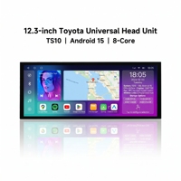 Radio con Pantalla de 12.3 Pulgadas, Android 15, GPS, Navegación, Reproductor de DVD, Estéreo para Toyota Camry 2015-2016