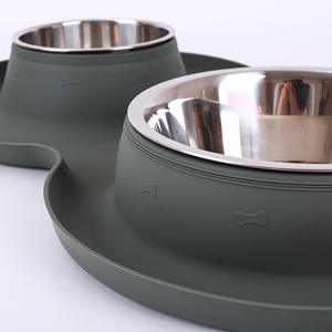 Atacado A Indústria Baixo Preço Portátil Silicone Duplo <span class=keywords><strong>Pet</strong></span> <span class=keywords><strong>Bowl</strong></span> - Product Image 5