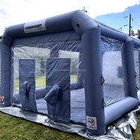 Tente gonflable extérieure Donwin pour événements, fêtes et mariages, avec éclairage LED de discothèque portable, installation facile et garantie de trois ans