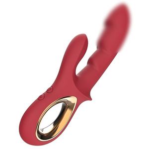 Вибратор для женщин, стимуляция точки G, двойная головка, многочастотный, сильный вибрационный, мягкий, безвредный, массажер для мастурбации, секс-игрушка - Product Image 5