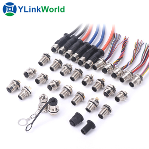 IP67 IP68 Waterproof Circular <strong>Connector</strong> PCB Panel Mount <strong>Connector</strong> 7/8 M5 M8 M16 M19 M23 2P 3P 4P 5P 6P 8P M12 Circular <strong>Connector</strong> - Product Image 4