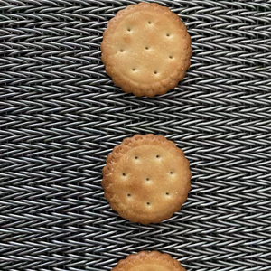 Montaj hattı gıda taşımacılığı için fabrika satış paslanmaz çelik 304 balıksırtı konveyör bant - Product Image 2