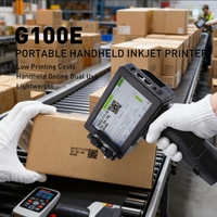 Impresora de Códigos de Barras Portátil de Doble Uso en Línea DOCOD G100E 12.7MM, Máquina Automática de Codificación de Fechas TIJ