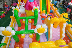 Château gonflable Dongyuan avec toboggan, en PVC, taille personnalisable, capacité de 20 à 30 personnes, <span class=keywords><strong>aventure</strong></span> en plein air, usage commercial - Product Image 6