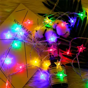 Star String Lights, 9.8ft 20 LED Twinkle Little Star Light, Indoor and Outdoor Decoration Warm White