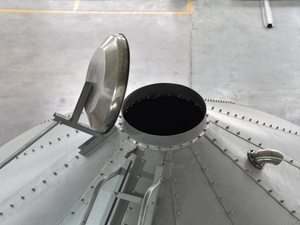 Mới Tự Động Mini Thép Silo Thiết Bị Cho Trang Trại Cho Hạt Gia Cầm Thức Ăn Lúa Mì Chất Thải Lưu Trữ Mạ Kẽm Sử Dụng Silo Cho Các Trang Trại Nhỏ - Product Image 2