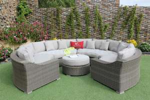 Luxury New Product Outdoor Wicker <b>Sofa</b> <b>Set</b> Furniture From Viet Nam - Product Image 5
