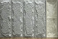 Panel de Pared 3D Impermeable de PU con Diseño de Piedra, Losa Gruesa, Diseño Moderno para Encimeras de Cocina, Mesas de Comedor y Tocadores