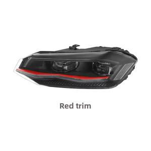 Nouveau 19-24 Volkswagen <span class=keywords><strong>Polo</strong></span> LED Daytime Running Light Lens Ensemble de phare modifié au xénon avec température de couleur 6000k - Product Image 4