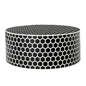 Indian Bone Inlaid Classic Luxury Extendable <b>Coffee</b> <b>Table</b> Customizable Size Home Furniture 10 Year Falak World Export Uttar - Product Image 1