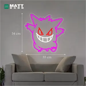 Matt 2024 cửa đến cửa Thiết kế mới quái vật nhỏ ánh sáng trang trí cho trẻ em phòng ngủ sử dụng tùy chỉnh trong nhà Led Neon Đăng