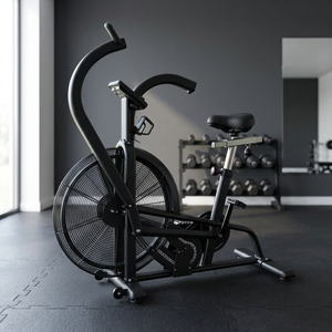 Bicicleta con ventilador resistente al viento y marco de manillar en forma de arco, equipo de ejercicio para quemar calorías y control de peso en el hogar - Product Image 2
