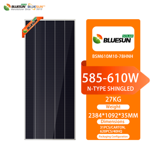 Hiệu quả tốt năng lượng mặt trời giá <span class=keywords><strong>Panel</strong></span> 610 Wát Nhà máy cung cấp năng lượng mặt trời hệ thống bảng điều khiển cho Nhà Giá tốt nhất giá rẻ nhất tấm pin mặt trời - Product Image 1