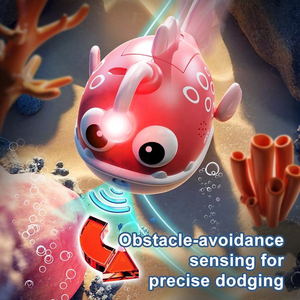 Simulación eléctrica Swing Fish Baby Learning to Crawl Detección inteligente <span class=keywords><strong>de</strong></span> luz y música Clownfish Magic Dancing Toy - Product Image 3