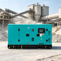 Generator Diesel Weichai 100-500KW dengan Radiator Besar dan Starter Elektrik Tipe Open Frame