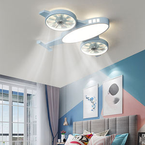 80cm 42W protection des yeux ventilateur d'<span class=keywords><strong>avion</strong></span> <span class=keywords><strong>plafonnier</strong></span> 3 couleurs télécommande <span class=keywords><strong>avion</strong></span> <span class=keywords><strong>plafonnier</strong></span> chambre d'enfants éclairage <span class=keywords><strong>lampe</strong></span> - Product Image 3