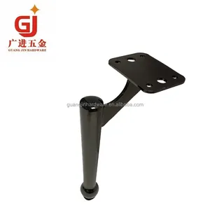 Sofa Legs 150/190 mm High Iron Modern Gold Furniture Legs Bedside Bed Gun Black Cabinet Metal Sofas Legs For Sale